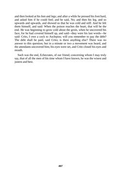 Image of the Page - 497 - in The Complete Plato