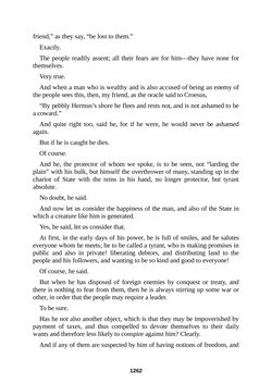 Image of the Page - 1262 - in The Complete Plato