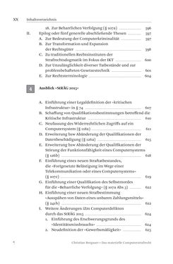 Bild der Seite - XX - in Das materielle Computerstrafrecht