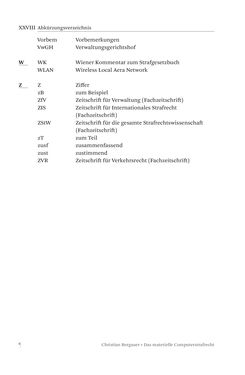 Bild der Seite - XXVIII - in Das materielle Computerstrafrecht