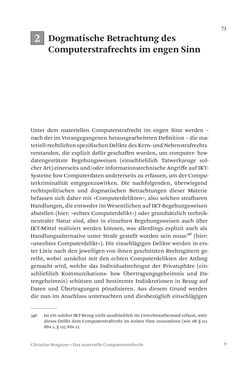 Image of the Page - 73 - in Das materielle Computerstrafrecht