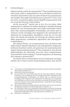 Image of the Page - 76 - in Das materielle Computerstrafrecht