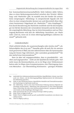 Image of the Page - 175 - in Das materielle Computerstrafrecht