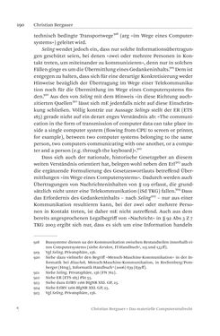 Image of the Page - 190 - in Das materielle Computerstrafrecht