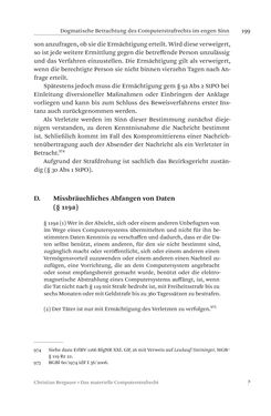 Image of the Page - 199 - in Das materielle Computerstrafrecht