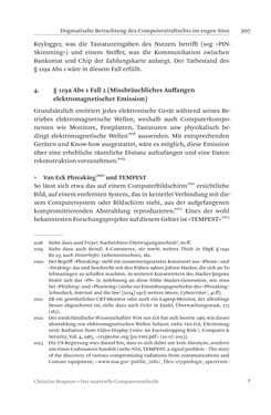 Image of the Page - 207 - in Das materielle Computerstrafrecht