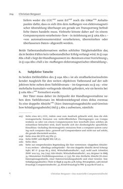 Image of the Page - 214 - in Das materielle Computerstrafrecht