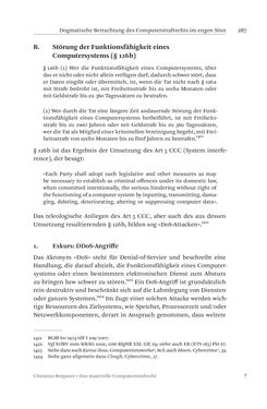 Image of the Page - 287 - in Das materielle Computerstrafrecht