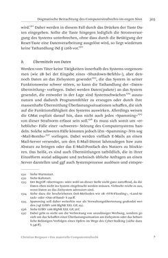 Image of the Page - 303 - in Das materielle Computerstrafrecht