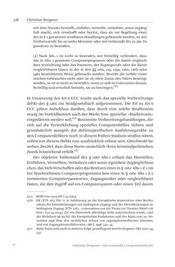 Image of the Page - 318 - in Das materielle Computerstrafrecht