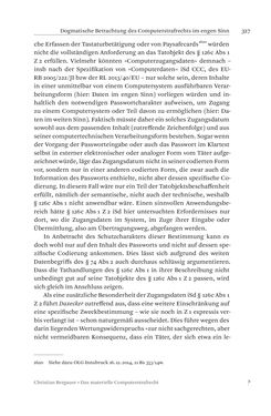 Image of the Page - 327 - in Das materielle Computerstrafrecht