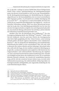 Image of the Page - 379 - in Das materielle Computerstrafrecht