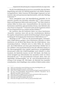 Image of the Page - 397 - in Das materielle Computerstrafrecht