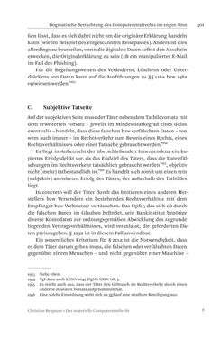 Image of the Page - 401 - in Das materielle Computerstrafrecht