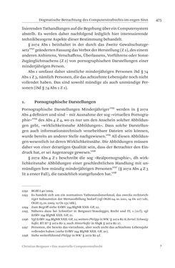 Image of the Page - 475 - in Das materielle Computerstrafrecht