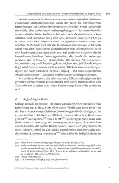 Image of the Page - 497 - in Das materielle Computerstrafrecht