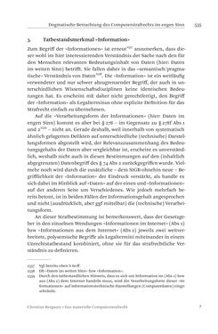 Image of the Page - 535 - in Das materielle Computerstrafrecht