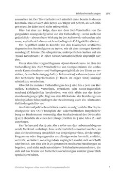 Image of the Page - 587 - in Das materielle Computerstrafrecht
