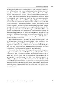 Image of the Page - 599 - in Das materielle Computerstrafrecht