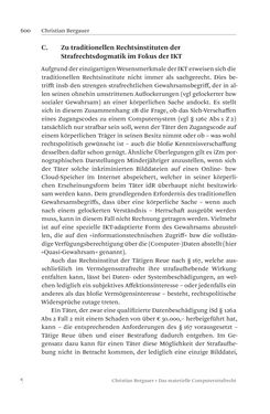 Image of the Page - 600 - in Das materielle Computerstrafrecht