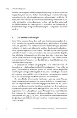 Image of the Page - 604 - in Das materielle Computerstrafrecht