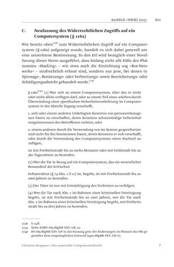 Image of the Page - 611 - in Das materielle Computerstrafrecht