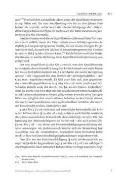 Image of the Page - 617 - in Das materielle Computerstrafrecht