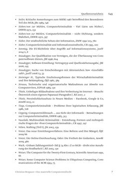 Image of the Page - 649 - in Das materielle Computerstrafrecht