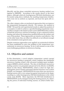 Bild der Seite - 10 - in Adaptive and Intelligent Temperature Control of Microwave Heating Systems with Multiple Sources