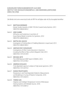 Image of the Page - Vorsatzblatt hinten - in Adaptive and Intelligent Temperature Control of Microwave Heating Systems with Multiple Sources