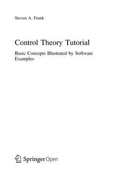 Image of the Page - (000005) - in Control Theory Tutorial - Basic Concepts Illustrated by Software Examples