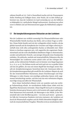 Image of the Page - 13 - in War der Coronavirus-Lockdown notwendig? - Versuch einer wissenschaftlichen Antwort