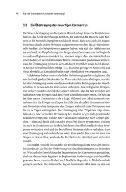 Image of the Page - 46 - in War der Coronavirus-Lockdown notwendig? - Versuch einer wissenschaftlichen Antwort