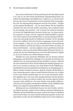 Image of the Page - 50 - in War der Coronavirus-Lockdown notwendig? - Versuch einer wissenschaftlichen Antwort
