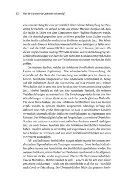 Image of the Page - 62 - in War der Coronavirus-Lockdown notwendig? - Versuch einer wissenschaftlichen Antwort
