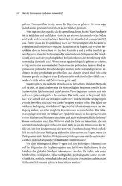 Image of the Page - 138 - in War der Coronavirus-Lockdown notwendig? - Versuch einer wissenschaftlichen Antwort