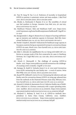 Image of the Page - 164 - in War der Coronavirus-Lockdown notwendig? - Versuch einer wissenschaftlichen Antwort