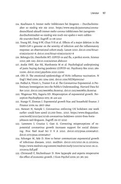 Image of the Page - 167 - in War der Coronavirus-Lockdown notwendig? - Versuch einer wissenschaftlichen Antwort