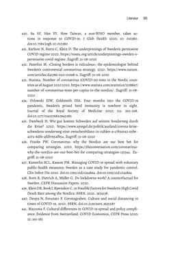 Image of the Page - 185 - in War der Coronavirus-Lockdown notwendig? - Versuch einer wissenschaftlichen Antwort