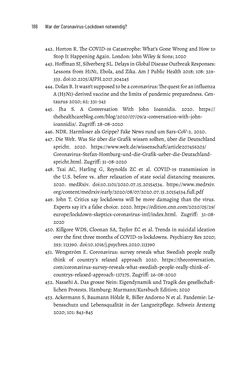 Image of the Page - 186 - in War der Coronavirus-Lockdown notwendig? - Versuch einer wissenschaftlichen Antwort