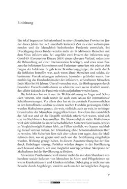 Image of the Page - 7 - in Die Corona-Pandemie - Ethische, gesellschaftliche und theologische Reflexionen einer Krise