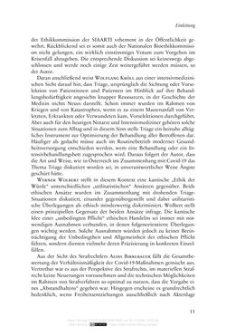 Image of the Page - 11 - in Die Corona-Pandemie - Ethische, gesellschaftliche und theologische Reflexionen einer Krise