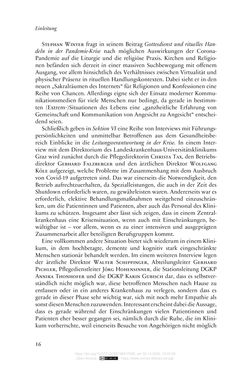 Image of the Page - 16 - in Die Corona-Pandemie - Ethische, gesellschaftliche und theologische Reflexionen einer Krise
