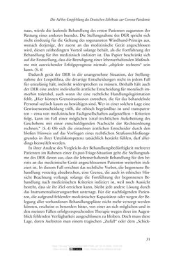 Bild der Seite - 31 - in Die Corona-Pandemie - Ethische, gesellschaftliche und theologische Reflexionen einer Krise