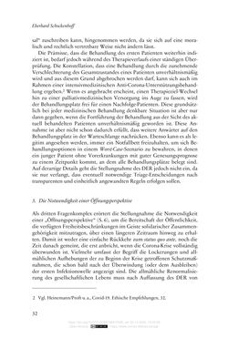 Bild der Seite - 32 - in Die Corona-Pandemie - Ethische, gesellschaftliche und theologische Reflexionen einer Krise