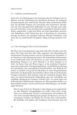 Image of the Page - 42 - in Die Corona-Pandemie - Ethische, gesellschaftliche und theologische Reflexionen einer Krise