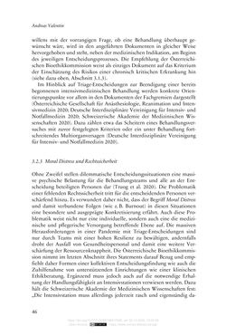 Image of the Page - 46 - in Die Corona-Pandemie - Ethische, gesellschaftliche und theologische Reflexionen einer Krise