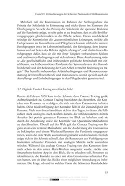 Image of the Page - 55 - in Die Corona-Pandemie - Ethische, gesellschaftliche und theologische Reflexionen einer Krise
