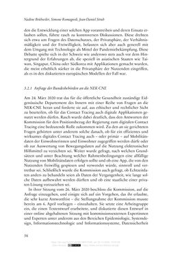 Image of the Page - 56 - in Die Corona-Pandemie - Ethische, gesellschaftliche und theologische Reflexionen einer Krise