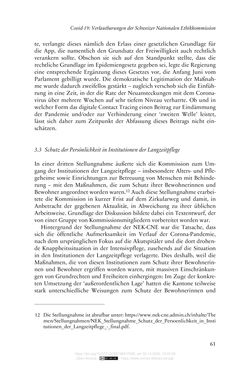 Image of the Page - 61 - in Die Corona-Pandemie - Ethische, gesellschaftliche und theologische Reflexionen einer Krise